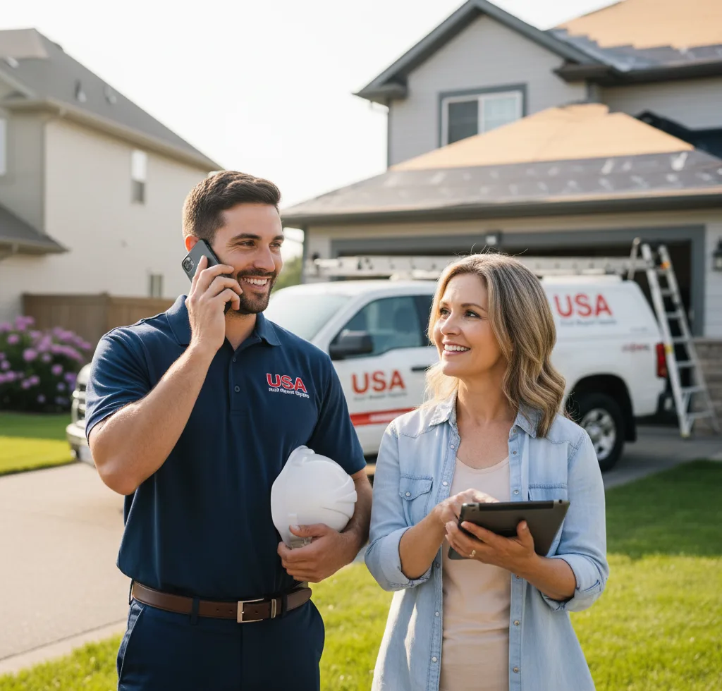USA Roof Repair Experts customer support in Stirling